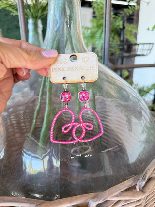 Always Earrings Fuchsia by Pink Panache Earrings Pink Panache