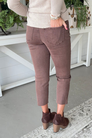 Into It Pants Mahogany Pants Zenana
