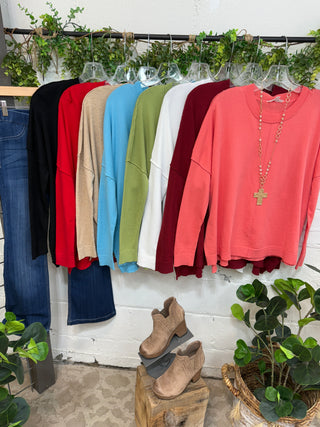 Sakina Sweater Lavender sweater Zenana