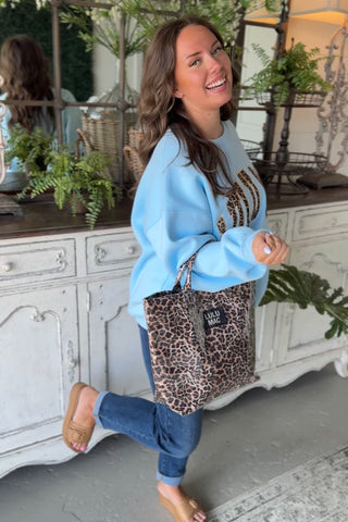 Lulu Mac Leopard Tote