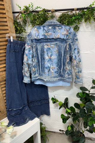 Blossom Grove Jacket Denim