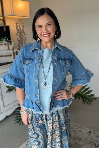 Sweet Soul Jacket Dk Denim