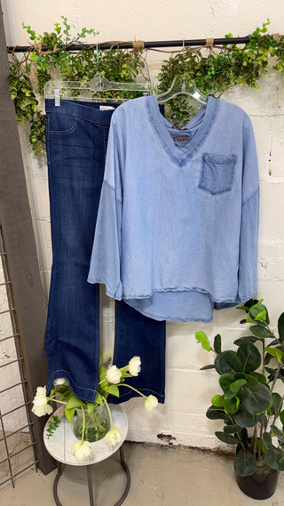 Carson Top Lt Blue