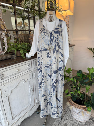 Jensen Jumper Ecru Overalls 111% Lino