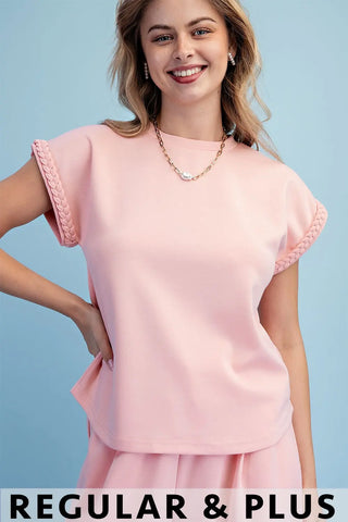 Magnolia Springs Set Baby Pink Top & Pant Set Gigio
