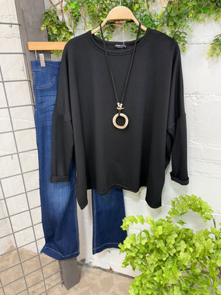 Cherished Top Black