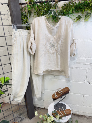 Elena Top Beige Shirts & Tops Sole Luna