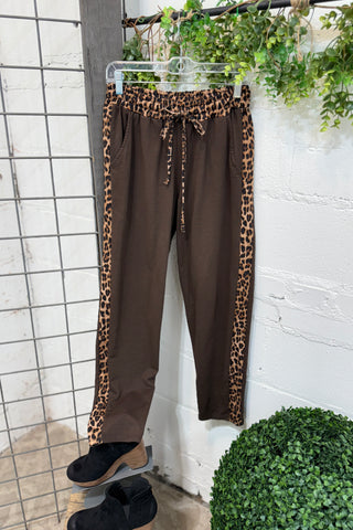 Gone Wild Pants Brown Pants Sunflower