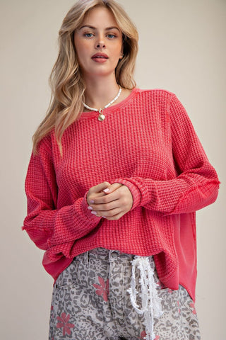 Kimi Poppy Red by Easel RESTOCK Shirts & Tops Easel