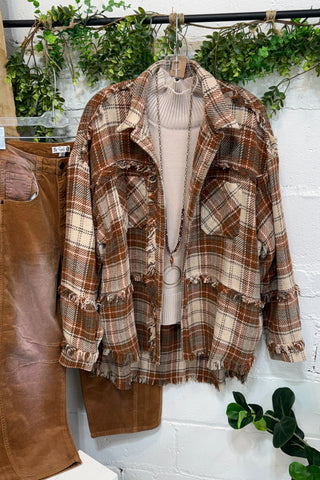 Lockwood Shacket Brown by Bibi Shacket Bibi