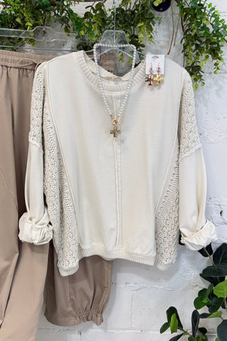 Yates Top Ecru by Easel