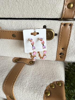 Dazzling Earrings Pink Earrings Accessories To Go