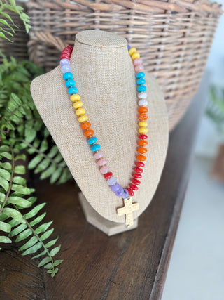 Spree Necklace Bright Multi Necklaces SM Style