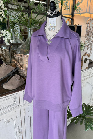 Abby Scuba Set Eggplant
