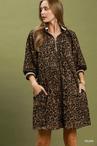 Santana Dress Taupe by Umgee Dresses Umgee
