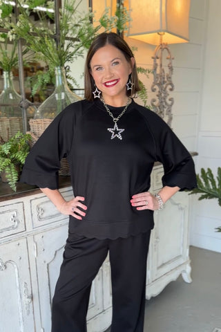 Brynlee Pants Black by Umgee Pants Umgee