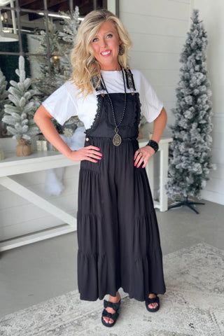 Girly Jumpsuit Black Jumper eesome