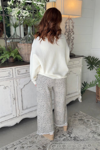 Lotta Beige Leopard Pants by Jodifl RESTOCK Soon Pants Jodifl