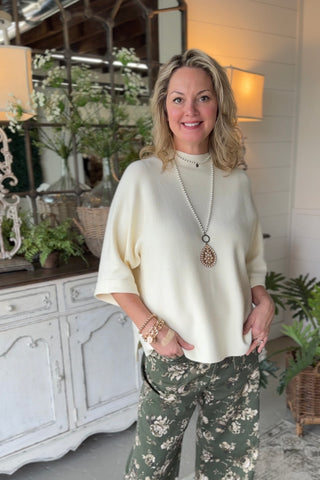 Fowler Sweater Cream by Umgee