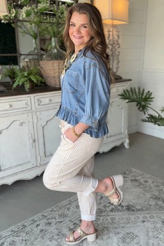 Vance Top Denim by Eesome Shirts & Tops eesome