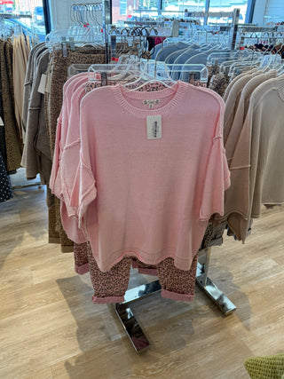 Rooney Sweater Bubble Gum by Easel Sweater Easel