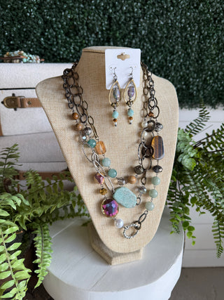 Rockabilly Necklace Bronze Necklaces Lost & Found Trading Company