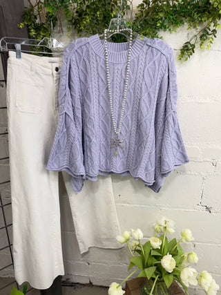 Ida Rose Sweater Lavender Sweater Tres Bien