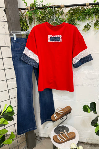 Revolution Top Red Shirts & Tops Jodifl