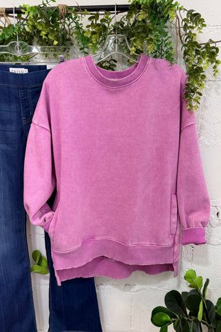 Addison Mauve Shirts & Tops Zenana