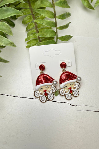 Singing Santa Earrings Gold Earrings Whats Hot Jewelry/All That Glitters