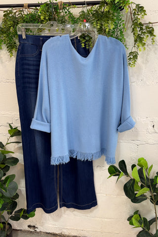 Wells Sweater Baby Blue sweater Sole Luna