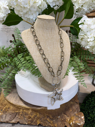 Trio Star Necklace Mixed