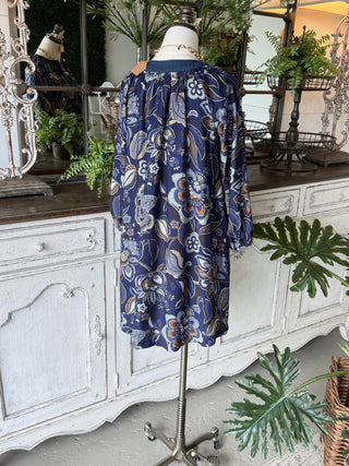 Maxine Dress Navy by Umgee