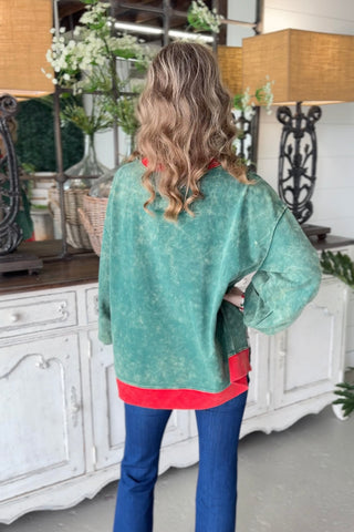 Winter Lineup Green Sweatshirt Sage+Fig
