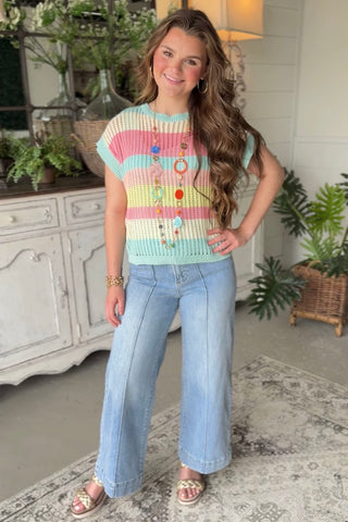 Jellybean Sweater Sage Sweater Sage & Fig