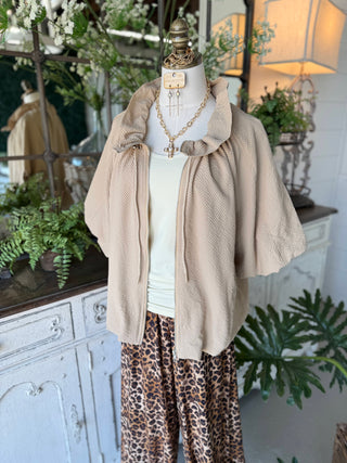 Elements Jacket Tan by Umgee Jacket Umgee