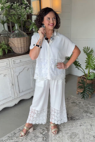 Celeste Pants Off White