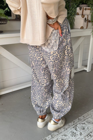 Scarred Joggers Leopard Jeans Pol Clothing