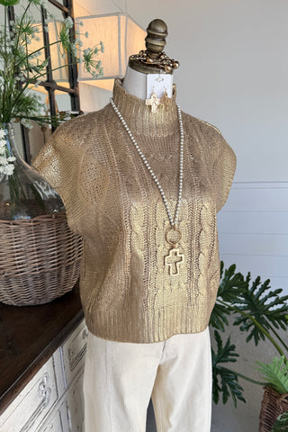 Princess Sweater Gold by Entro Sweater Entro