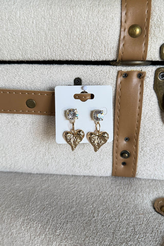 Take Heart Earrings Gold