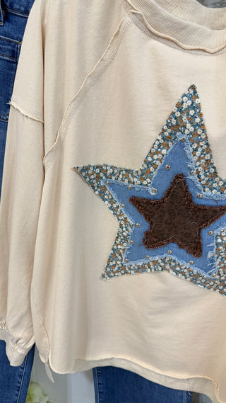 Cassidy Top Ecru by Easel Shirts & Tops Easel