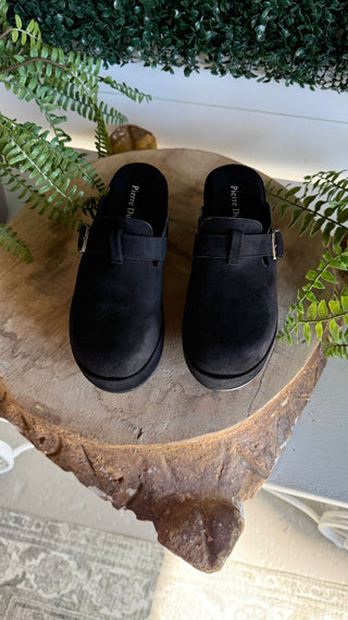 Mave-1 Mule Clogs Black Shoes Pierre Dumas