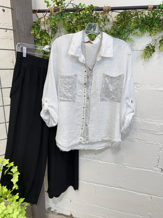 Dixon Top White Shirts & Tops New Afeis