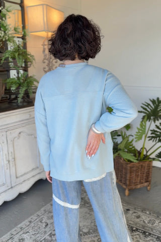 Jamie Top Blue Fog Shirts & Tops Tres Bien