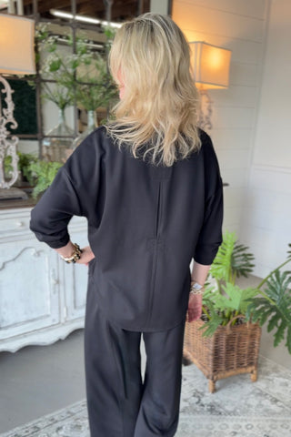 Coziness Top Black by Umgee Shirts & Tops Umgee