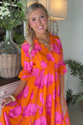 Bloom Boldly Maxi Dress by Umgee Dresses Umgee