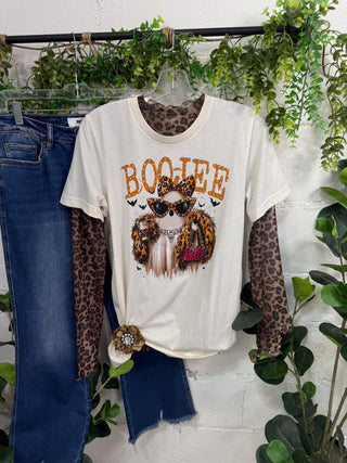 Boojee Ghost Tee Natural T Shirt The Crystal Ranch