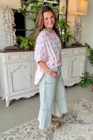 Becky Pants Lt Denim Pants Sage+Fig