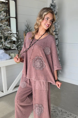 Sweetie Pie Top Brown by Easel Shirts & Tops Easel