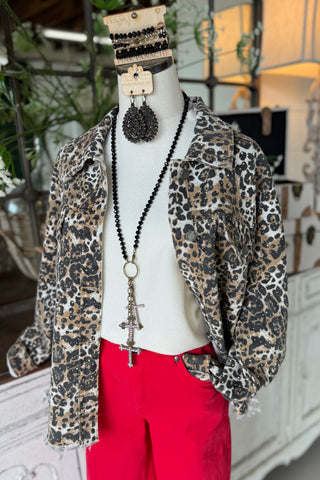 Brantley Shacket Leopard Shacket Veveret